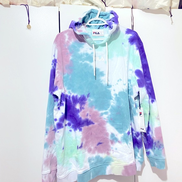 Fila Tie Dye Hoodie - Picture 1 of 11